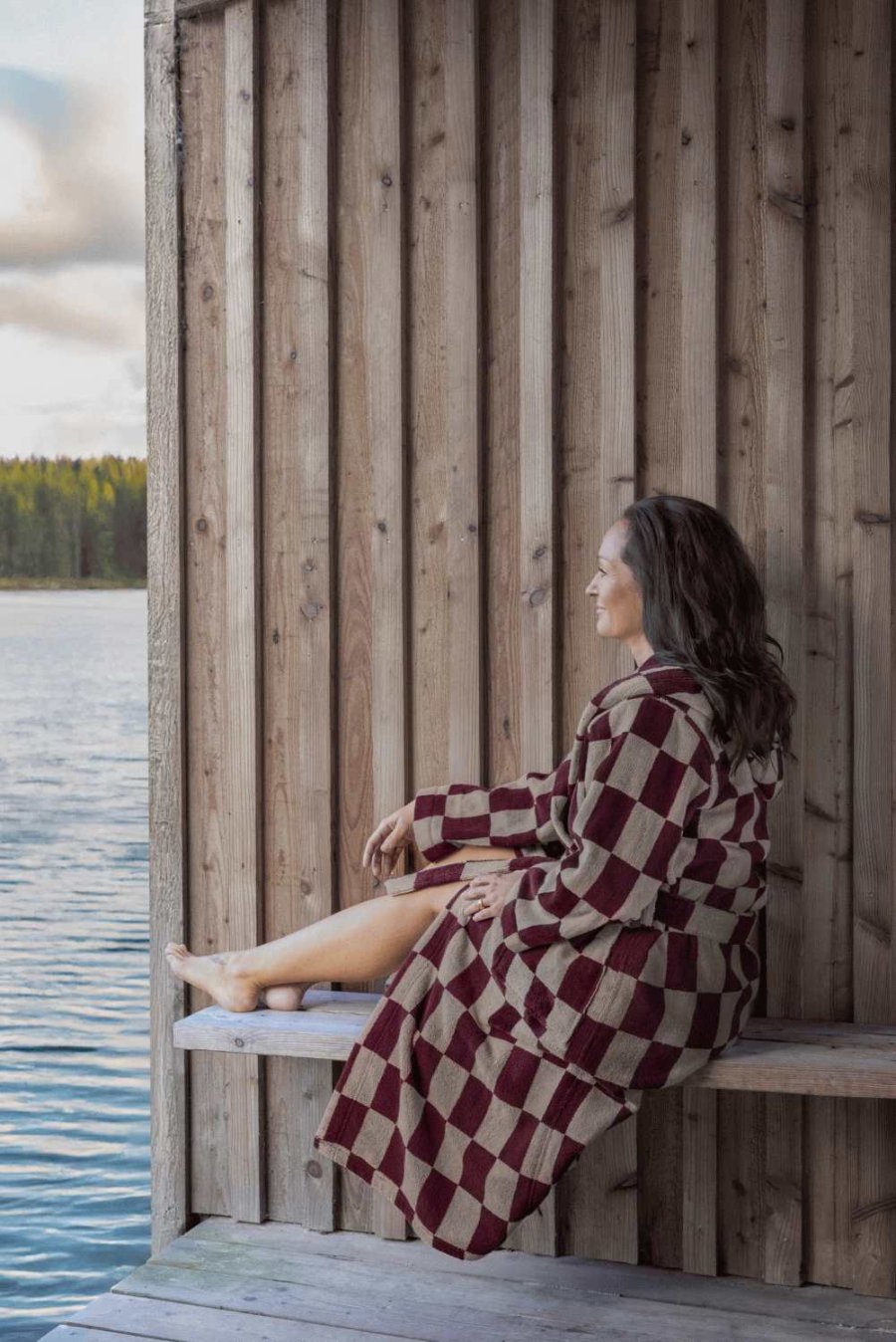 Mette Ditmer Retro Badek�be L/XL, Wine