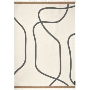 Mette Ditmer Shadow Plaid 130x175 cm, Off-white/Gr�