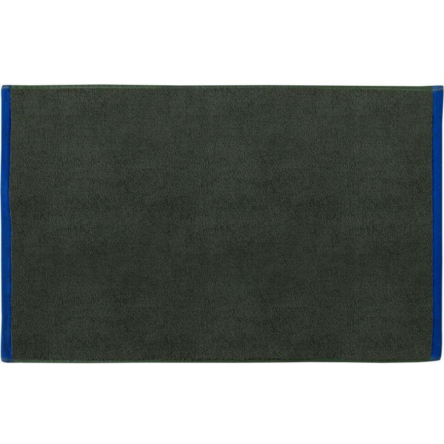 Mette Ditmer Soft Badematte 50×80cm, Dunkeloliv/Hellblau
