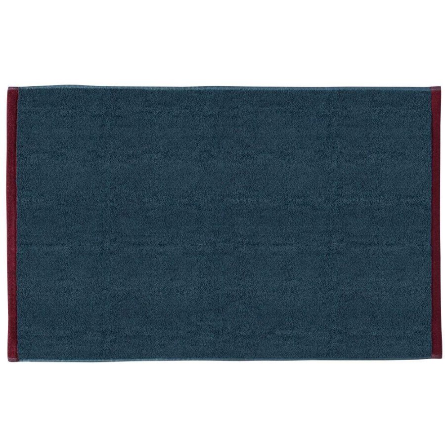 Mette Ditmer Soft Badematte 50×80cm, Mitternachtsblau/Burgund