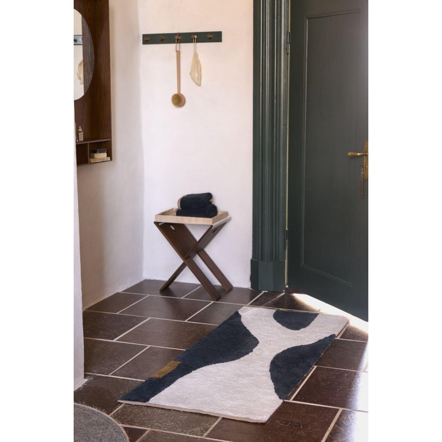 Mette Ditmer Soft Handtuch 2er Set 40x55 cm, Dark Grey/Light Grey