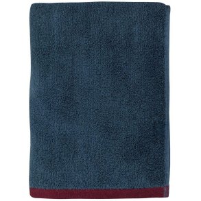 Mette Ditmer Soft Handtuch 2er Set 4055cm, Mitternachtsblau/Burgund