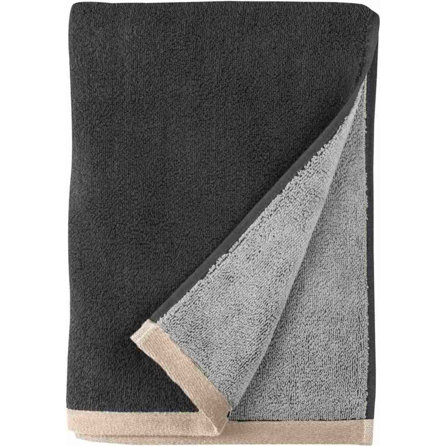 Mette Ditmer Soft H�ndkl�de 50x90 cm, Dark Grey /Light Grey