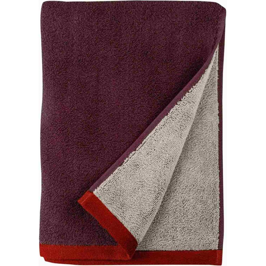Mette Ditmer Soft H�ndkl�de 50x90 cm, Wine/Sand