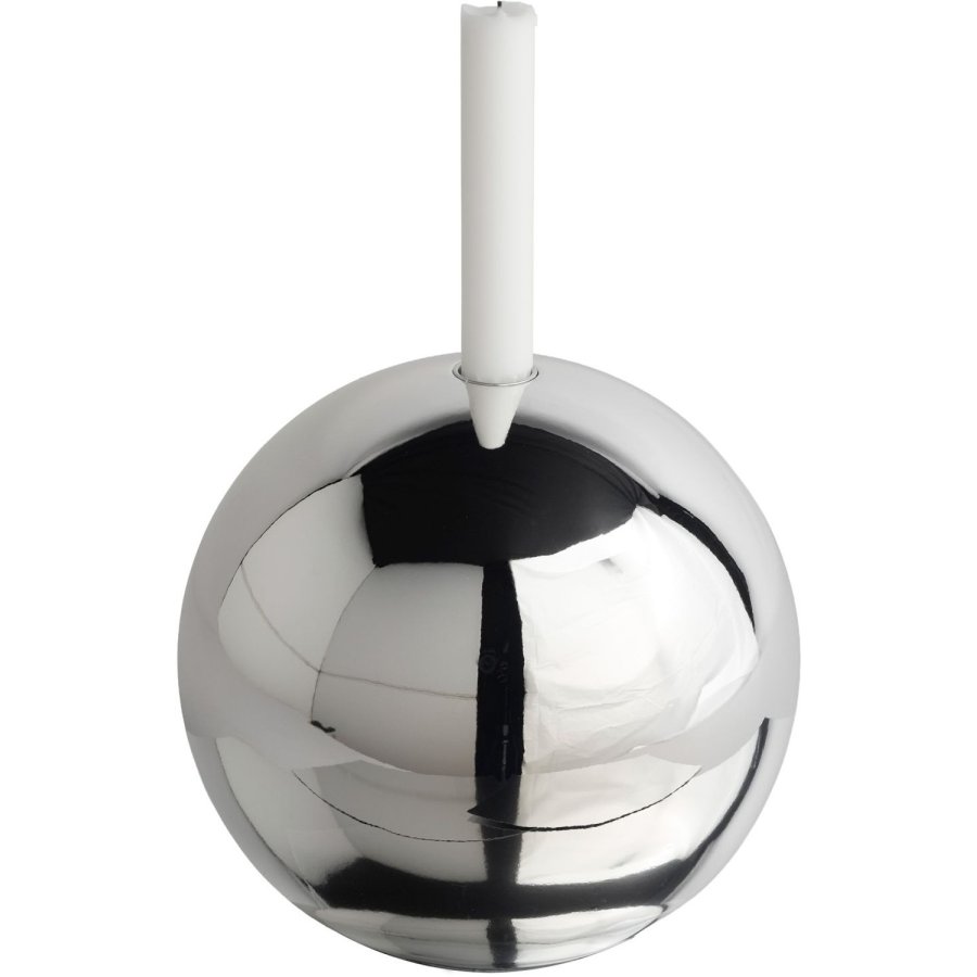 Mette Ditmer Sphere Lysestage H18 cm, Krom