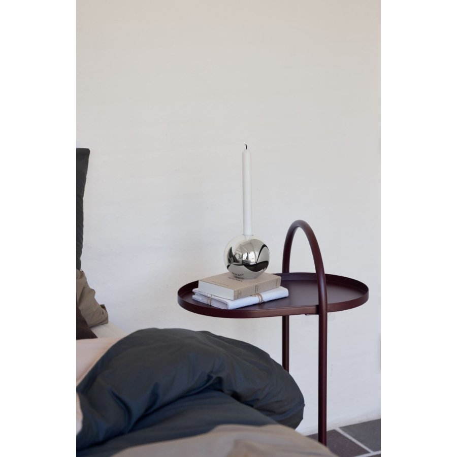 Mette Ditmer Sphere Lysestage H11 cm, Krom