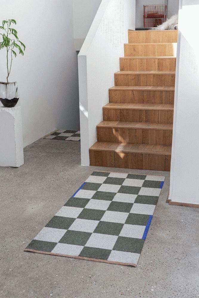 Mette Ditmer Square Badematte 70×150cm, Dunkeloliv