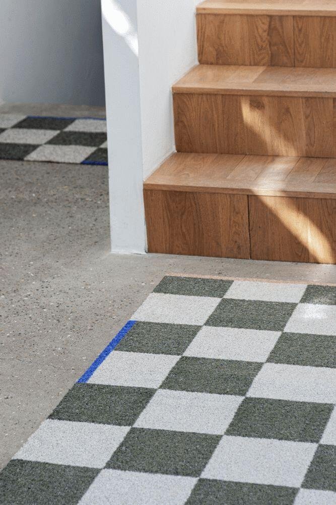 Mette Ditmer Square Badematte 70×150cm, Dunkeloliv