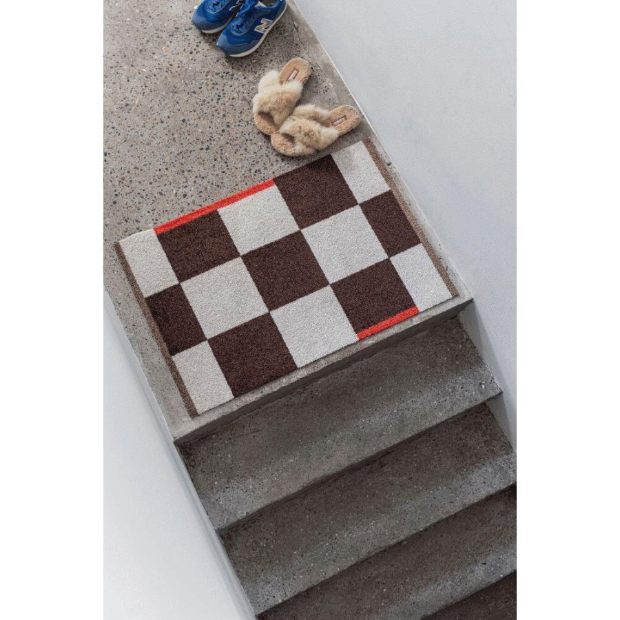 Mette Ditmer Square Badematte 55×80cm, Braun