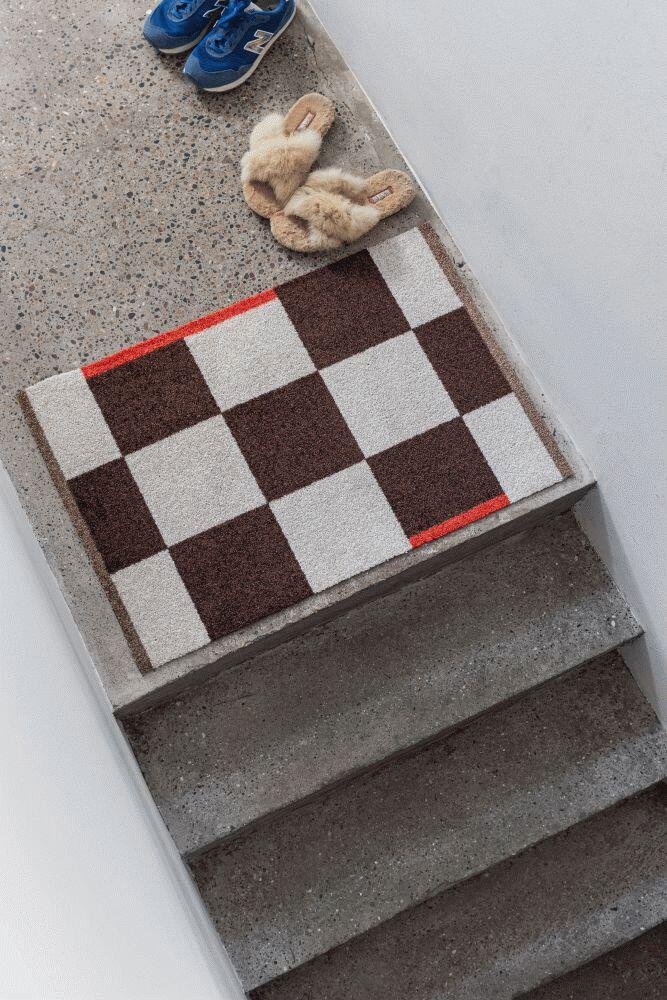 Mette Ditmer Square Badematte 55×80cm, Braun