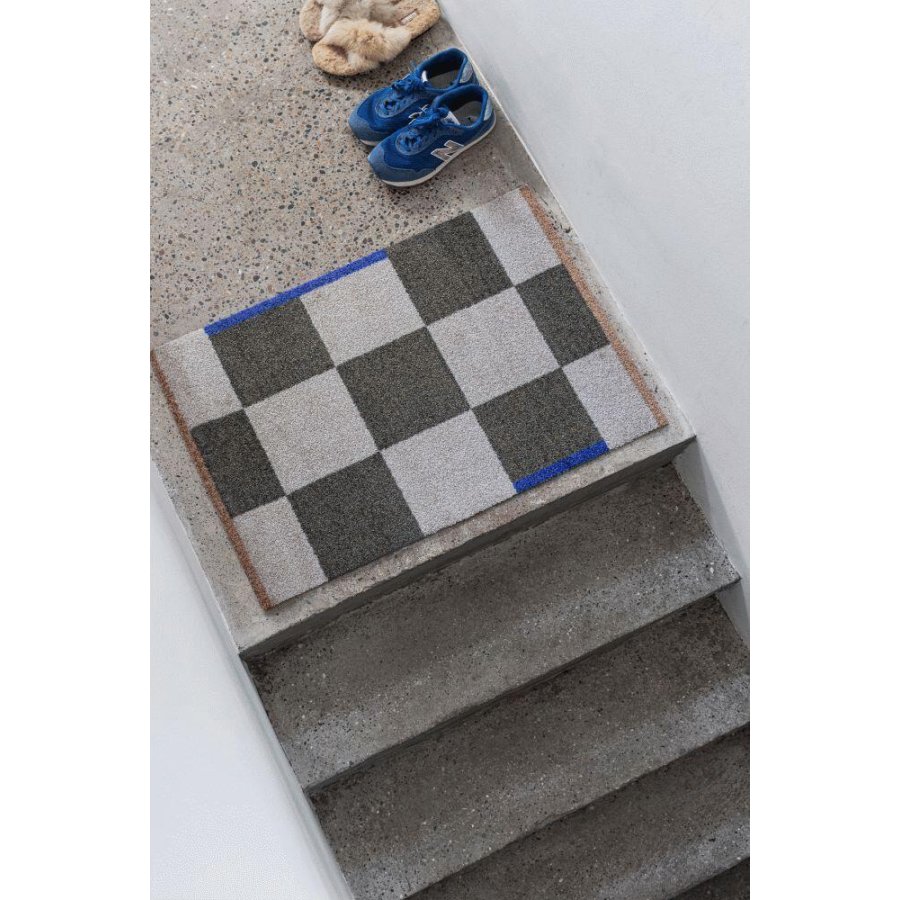 Mette Ditmer Square Badematte 55×80cm, Dunkeloliv