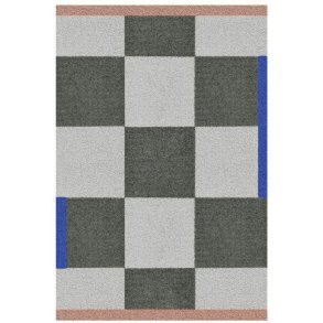 Mette Ditmer Square Gulvmtte 55x80 cm, Mrk Oliven