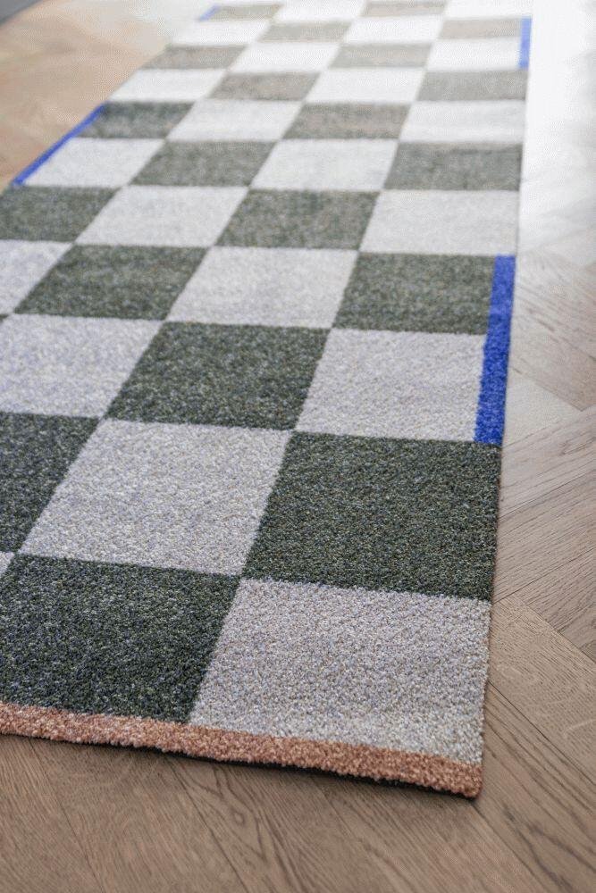 Mette Ditmer Square Läufer 77×242cm, Dunkeloliv