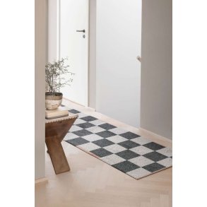 Mette Ditmer Square All-round Gulvmåtte 77x240 cm, Mørkegrå
