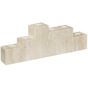 Mette Ditmer Step Kerzenhalter H11,5 cm, Linen