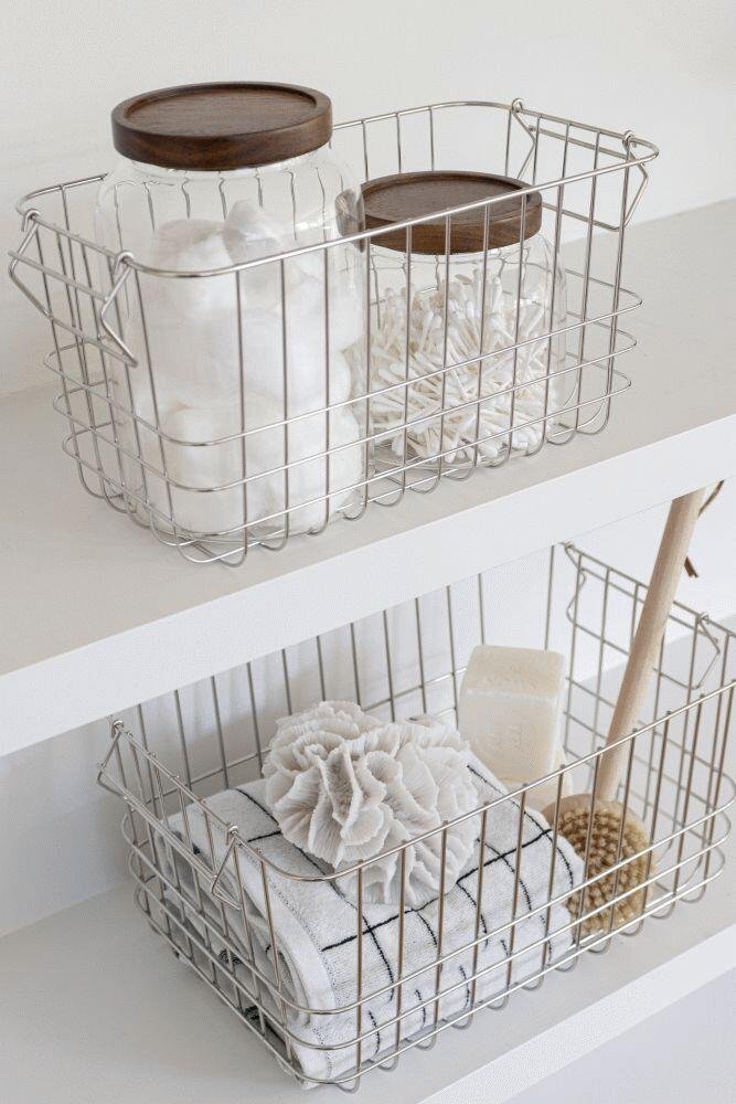 Mette Ditmer Store-it Aufbewahrungskorb H16cm, Chrom