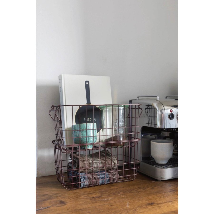 Mette Ditmer Store-it Opbevaringskurv 31x16,5 cm, Wine