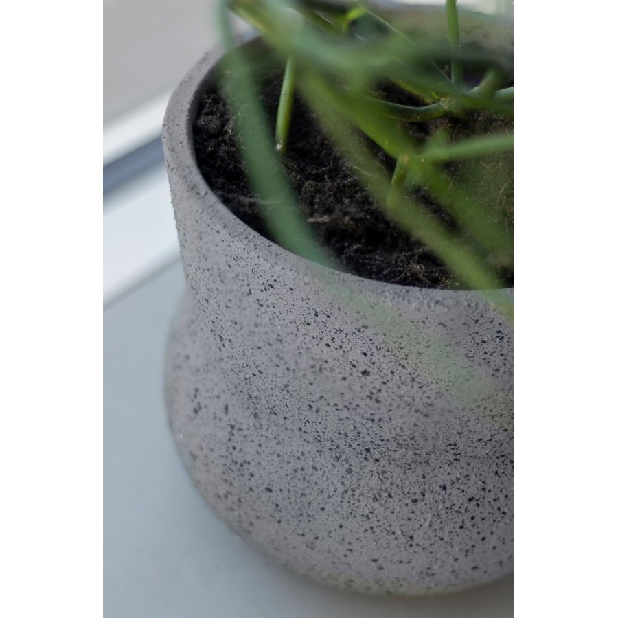 Mette Ditmer Stone Gef H15,5 cm, Grau