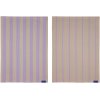 Mette Ditmer Stripes Geschirrtuch 2er Set70x50 cm, Sand