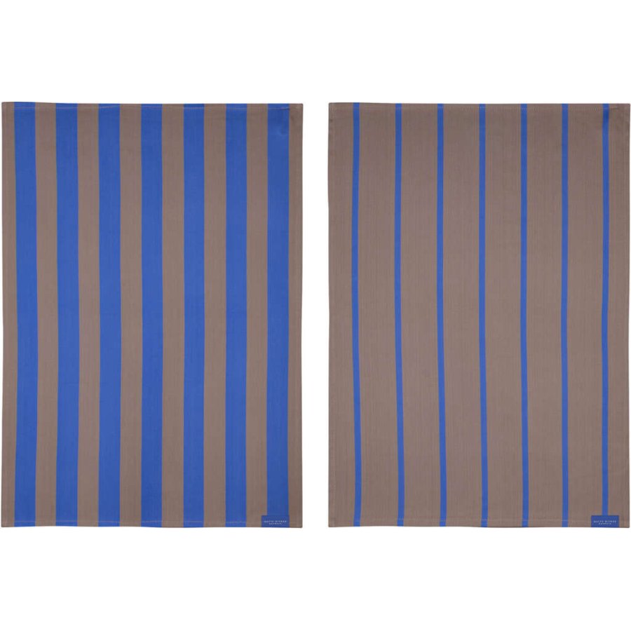 Mette Ditmer Stripes Geschirrtuch 2er Set, 70x50 cm, Blush