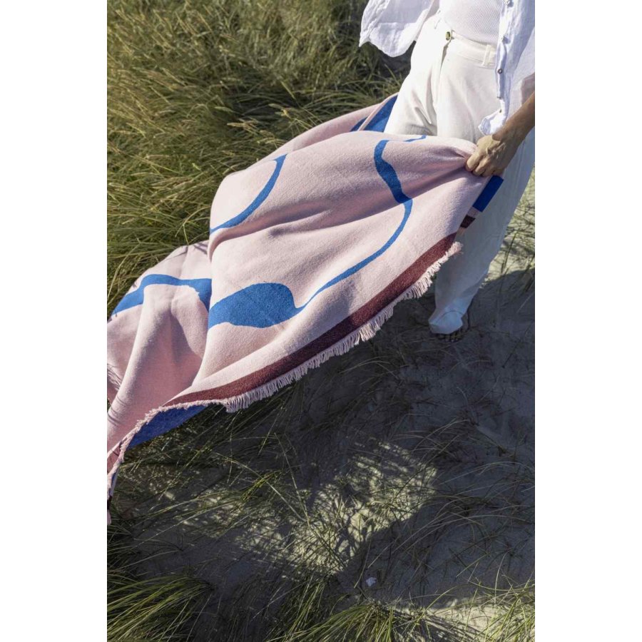 Mette Ditmer Studio Plaid 130x175 cm, Seashell Pink