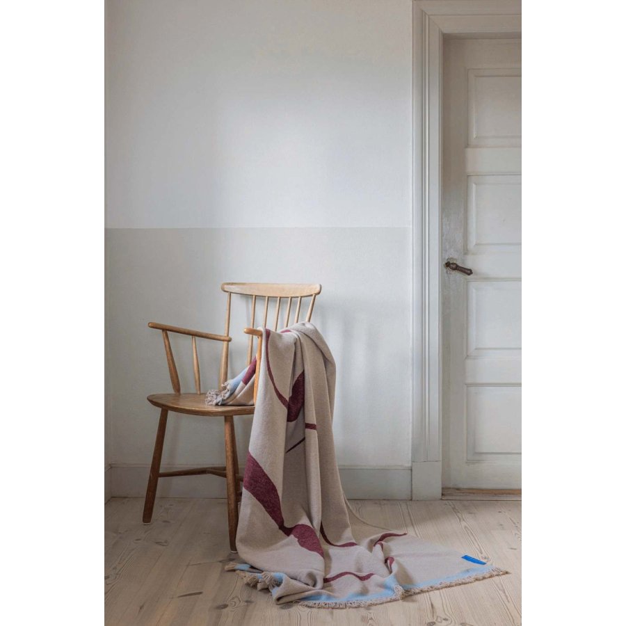 Mette Ditmer Studio Plaid 130x175 cm, Wine