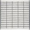 Mette Ditmer Tile Stone Hndklde 3 stk. 31x31 cm, Black/Off-white