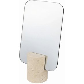 Mette Ditmer Travertine Spejl 30x18 cm, Linen
