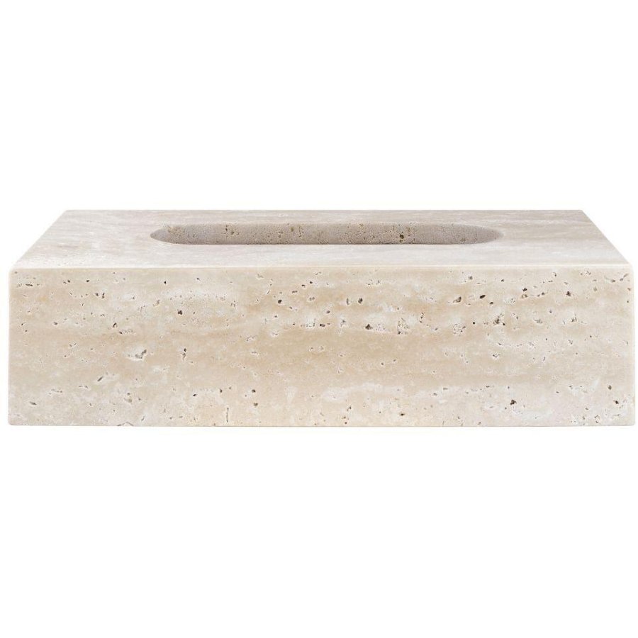 Mette Ditmer Travertine Serviettenbox, Linen