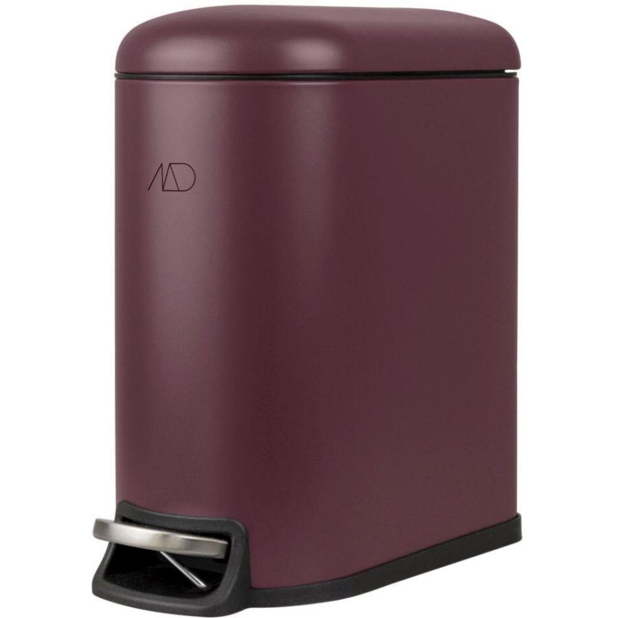 Mette Ditmer Mini-Walther Tretmülleimer 5L, Weinrot