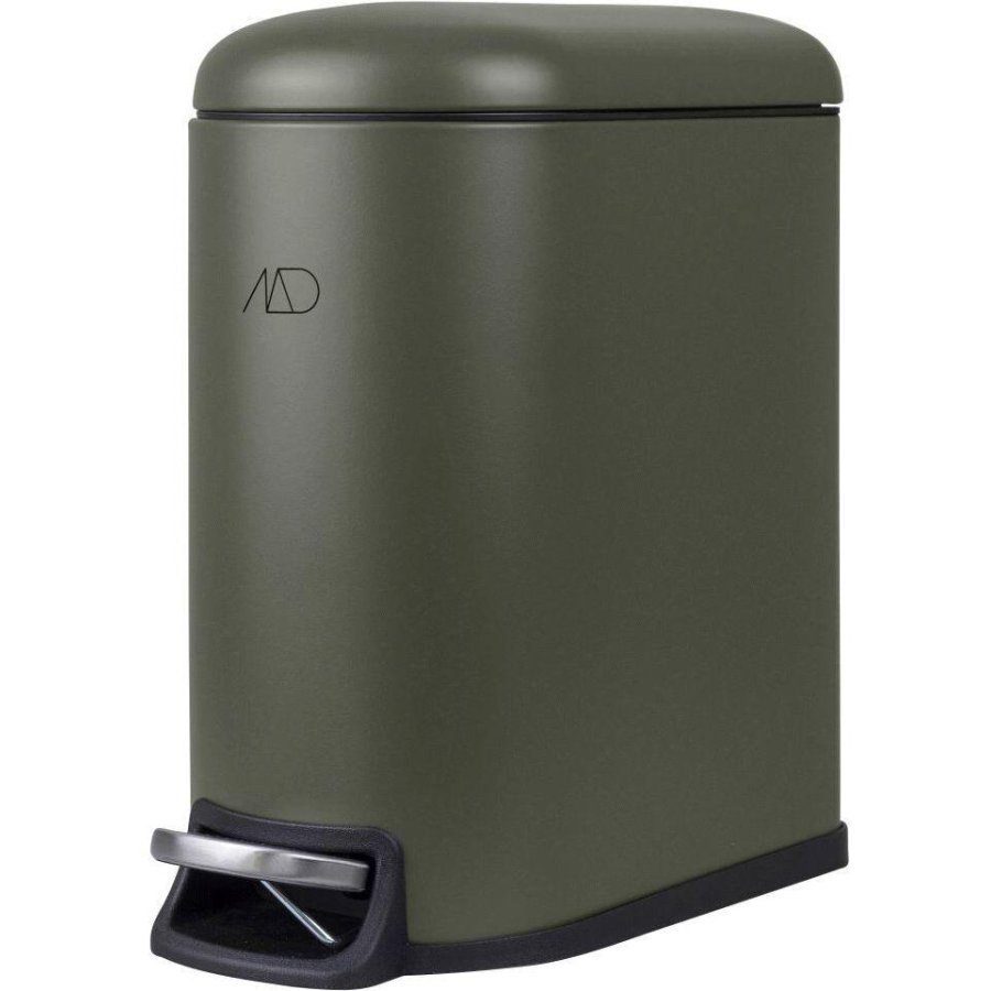 Mette Ditmer Mini-Walther Tretmülleimer 5L, Dunkeloliv