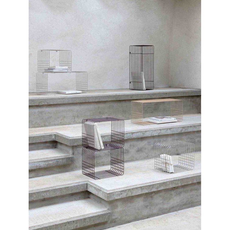 Mette Ditmer Wire Regal 38x30,5 cm, Chrom