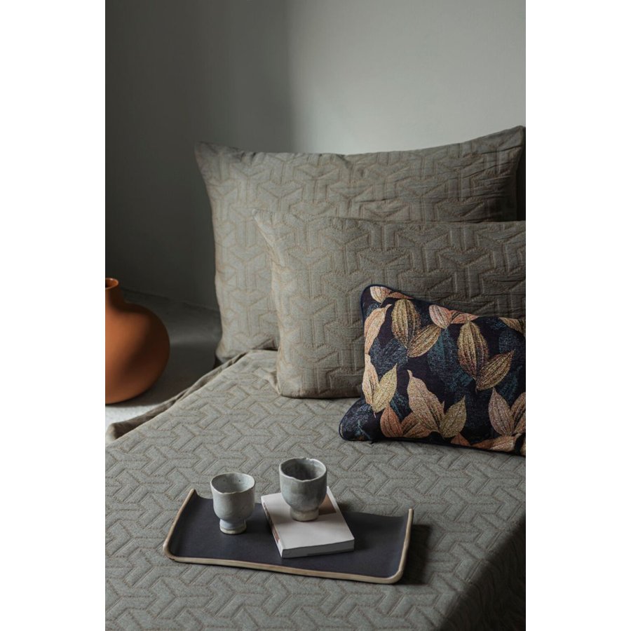 Mette Ditmer Mono Sengetppe 250x250 cm, Tobacco