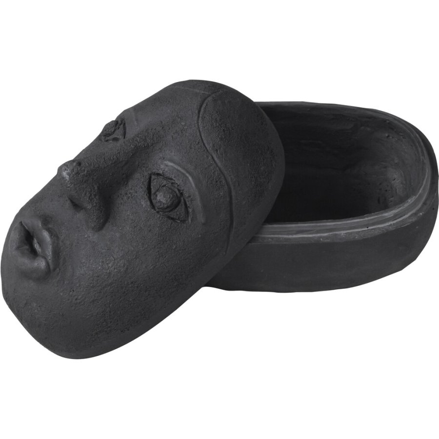 Mette Ditmer Art Piece Face Gef 12 cm, Schwarz