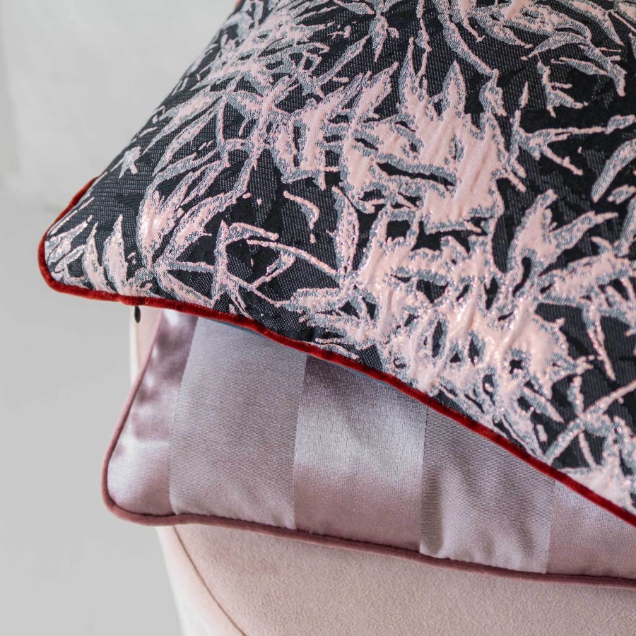 Mette Ditmer Atelier Pude 50x30 cm, Rose Leaves/Dust Blue
