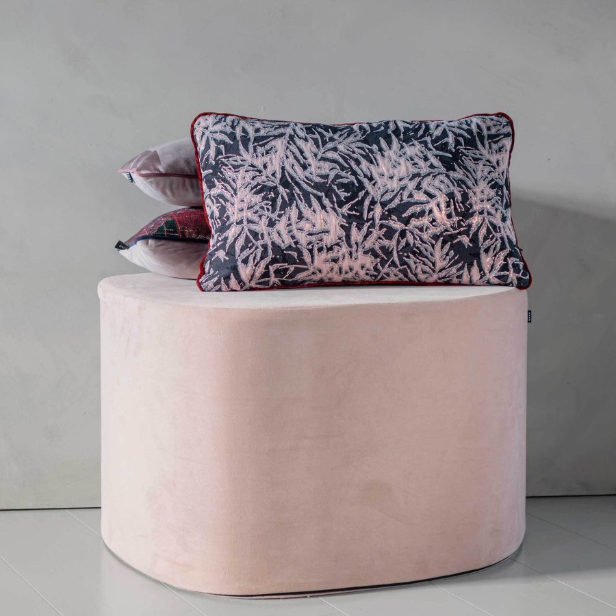 Mette Ditmer Atelier Pude 50x30 cm, Rose Leaves/Dust Blue