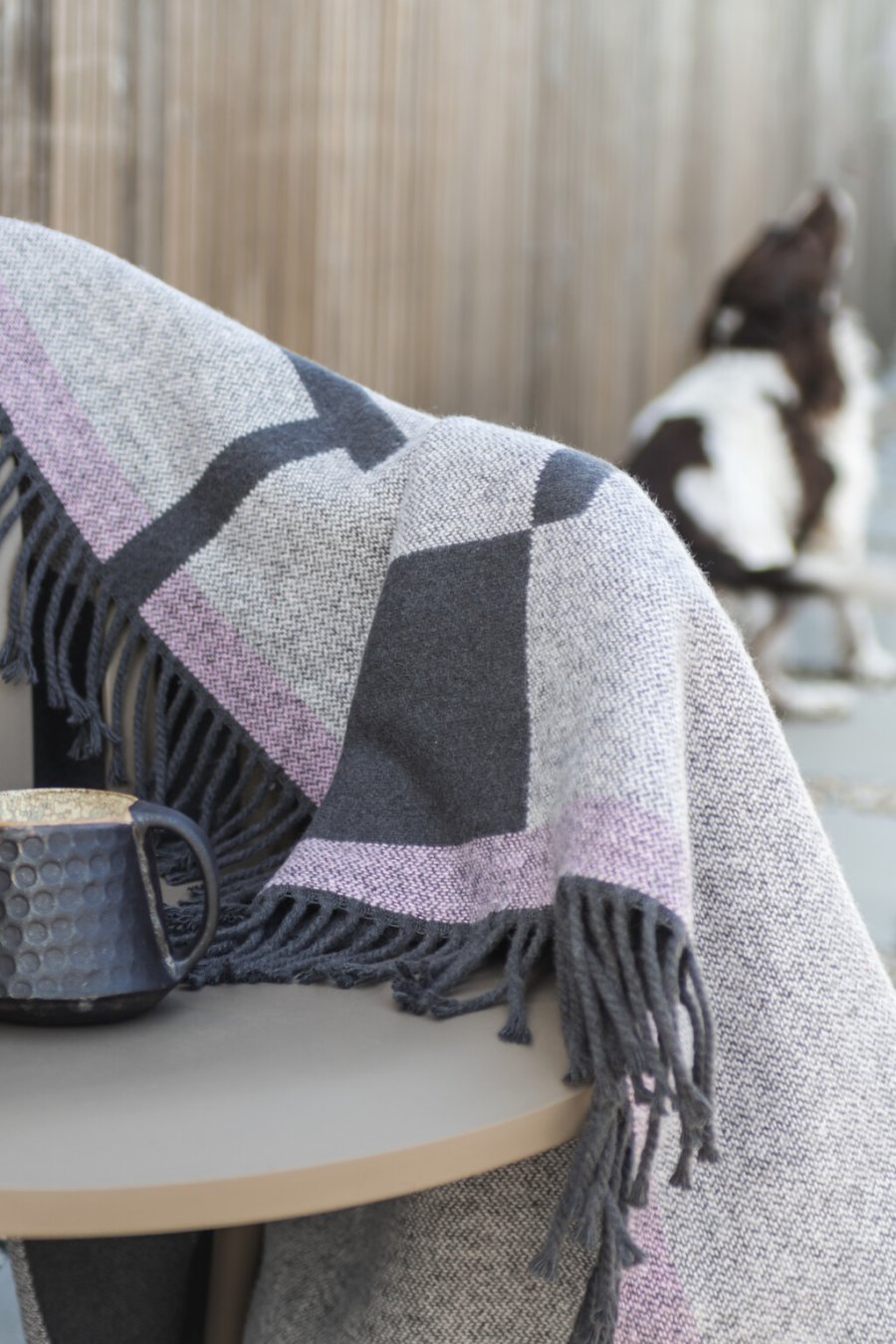 Mette Ditmer Bauhaus Plaid 127x190 cm, Latte