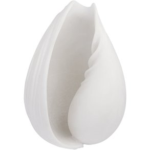 Mette Ditmer Conch Konkylie 19,5 cm, Hvid