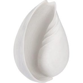 Mette Ditmer Conch Konkylie 22,5 cm, Hvid