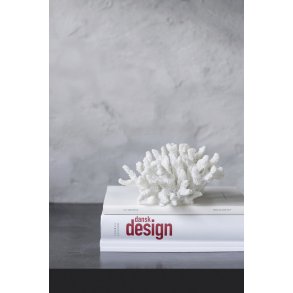 Mette Ditmer Koral H10 cm, Hvid