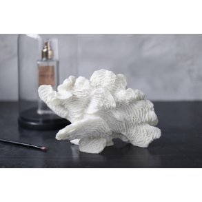 Mette Ditmer Koral H16 cm, Hvid