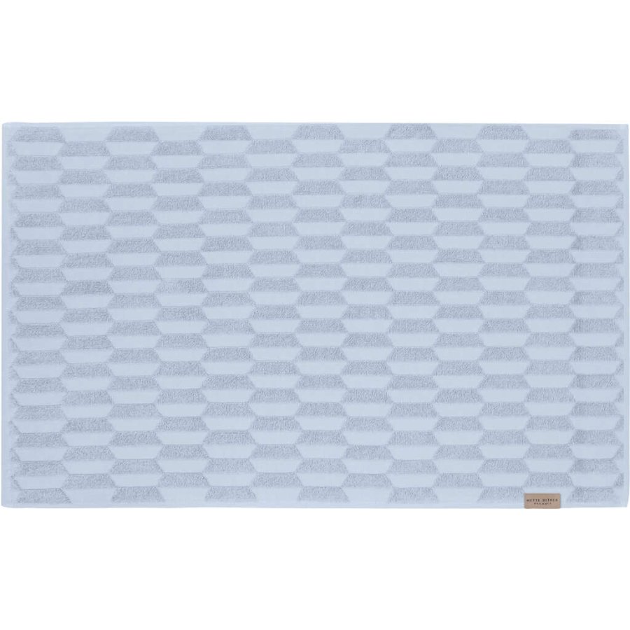 Mette Ditmer Geo Badematte 50x80 cm, Hellblau