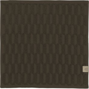 Mette Ditmer Geo Håndklæder 3 stk. 30x30 cm, Chokolade