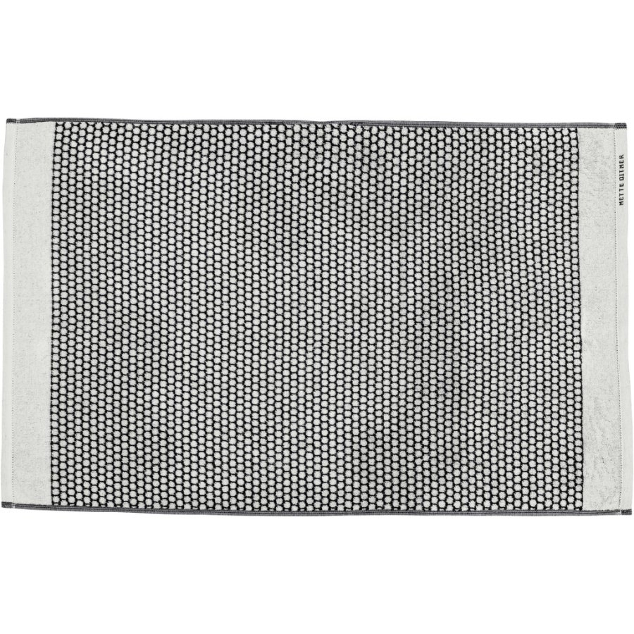 Mette Ditmer Grid Badematte 50x80 cm, Schwarz