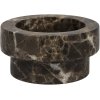 Mette Ditmer Marble Kerzenhalter H5 cm, Braun