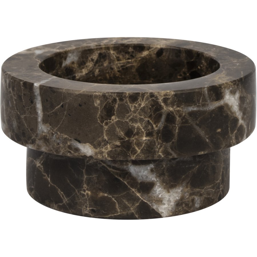 Mette Ditmer Marble Kerzenhalter H5 cm, Braun