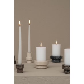Mette Ditmer Marble Lysestage Ø10 x H5 cm, Sand