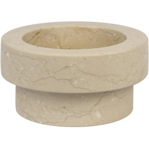 Mette Ditmer Marble Lysestage Ø10 x H5 cm, Sand