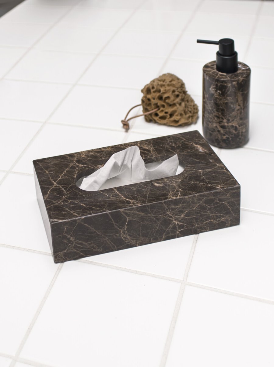 Mette Ditmer Marble Serviettenbox, Braun