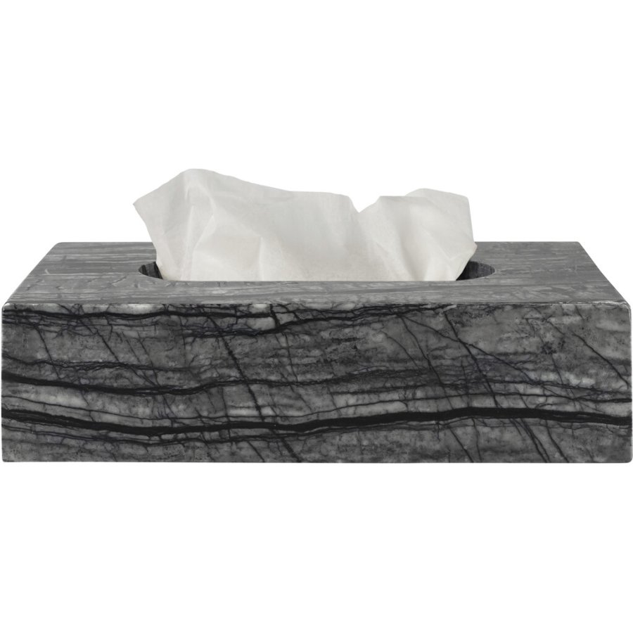 Mette Ditmer Marble Serviettenbox, Schwarz/Grau